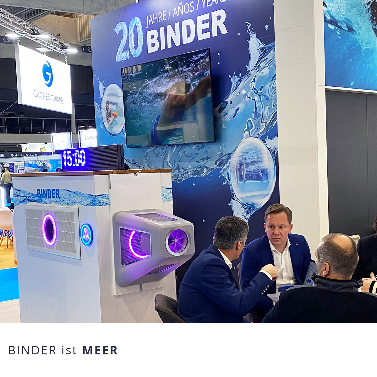 binderhydro's tweet photo. Die Piscina &amp; Wellness in Barcelona öffnet heute ihre Tore! 🇪🇸
Ihr findet uns und unseren Partner Compass Pools an einem Gemeinschaftsstand in Halle 2, Stand E29! 🤗
Vom 27. bis 30.11.2023 stehen unsere Kollegen bereit. 🏊😊
Wir freuen uns sehr auf euren Besuch! Olé! 💙 https://t.co/RZFfSQZrsg