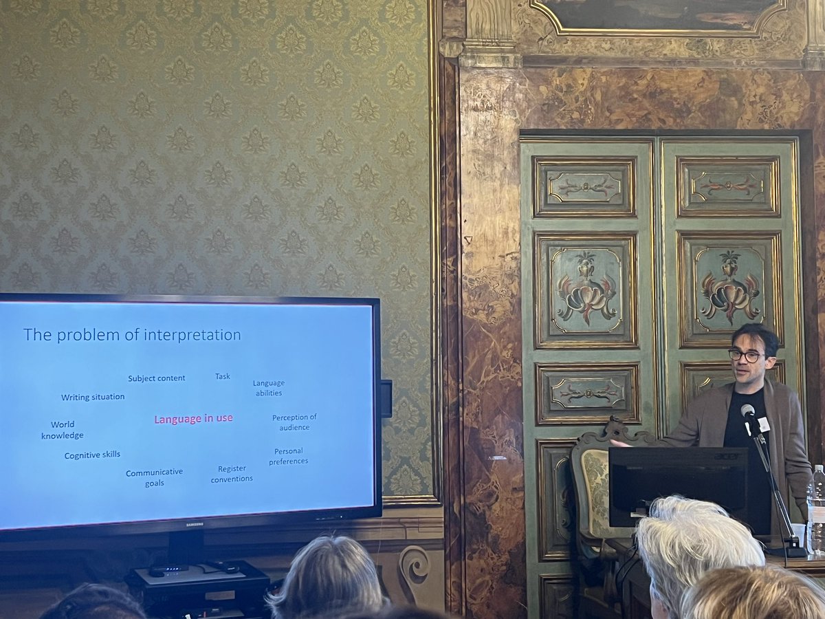 RaffaBottini's tweet photo. What are the challenges in (learner) corpus researchโBrilliant keynote talk by @p_durrant at the #PHRAME conferenceโ๏ธ https://t.co/EOwMqwSztt