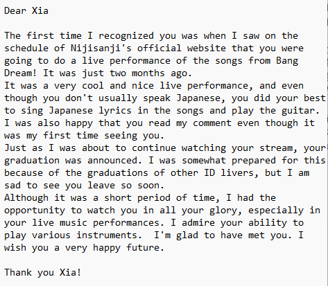 macxy_2434's tweet photo. Thank you Xia!
(Please forgive some translation errors.)
#Xiadios #Xia_Ekavira https://t.co/qxpoGemFSh
