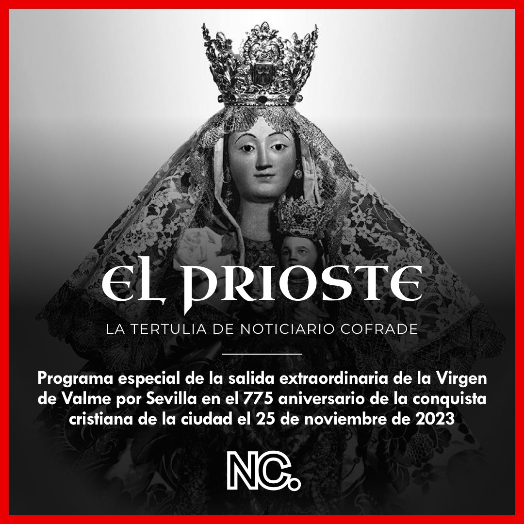 🔴 ¡YA DISPONIBLE el programa especial de la salida de <a href="/Hdad_Valme/">Hermandad de Valme</a> el pasado 25 de noviembre! #TDSCofrade #Sevilla #Andalucia

🎙️ Puedes escucharlo aquí:

➡️ campsite.bio/noticiariocofr…

✅ PRÓXIMO PROGRAMA:

🗓️ 30 NOV.
⏰ 22:30
📻 EN DIRECTO en los ESPACIOS DE X (antes Twitter)