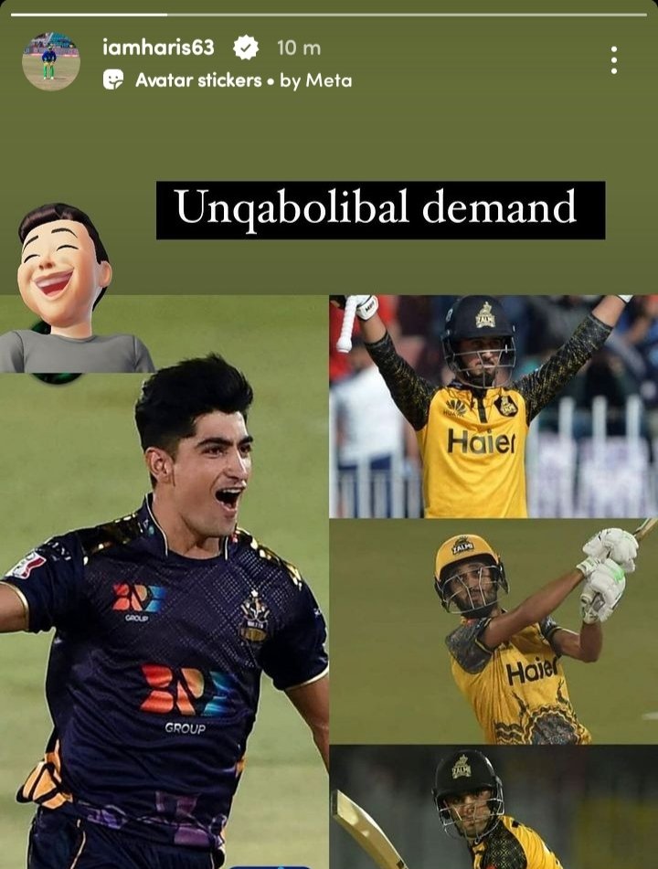 editzbysibii's tweet photo. Choto Haris not coming slow๐๐คง
#MRGoogle #MuhammadHaris
#PSL2024
@iamharis63 https://t.co/diR42WuGwI