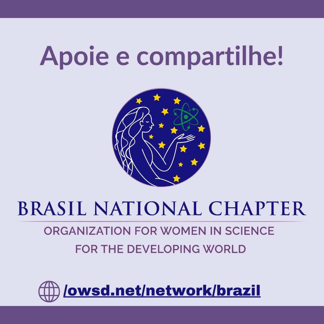 CHAPA ELEITA 🙌 ➡️ EquiCiência Brasil: Mulheres Transformando o Futuro! 

Temos o primeiro Comitê Executivo do Capitulo brasileiro da OWSD!! Obrigada pelo apoio nas votações às membras 😊👩‍🔬👭👳‍♀️👩‍🚀 #OWSD #MulheresNaCiência