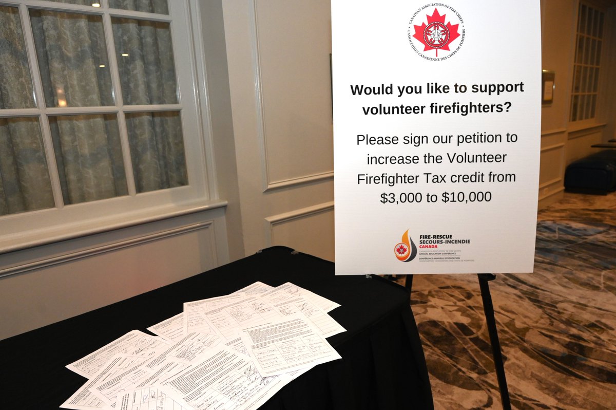 @cdnfirechiefs petition for volunteer firefighter and SAR tax credit, signatures on 11/28/2023 =15,419, time remaining =12 days, keep up the great work! Circulate or sign from here: petitions.ourcommons.ca/en/Petition/Si… @CASARA_National @sarvac @FCM_online #cdnpoli