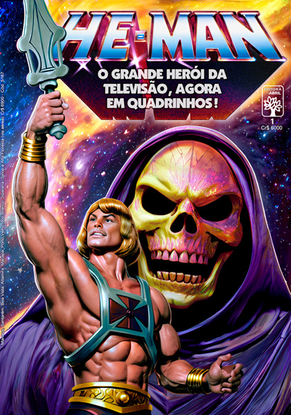 vectorsandscans's tweet photo. A new version of the cover of He-Man #1 (1986, Brazil - Published by Abril)
#heman #mastersoftheuniverse #motu #skeletor #brazil #brasil #comicbook #reinterpretation #remake #remaster #ia #stablediffusion #photoshop #adobe #fanart #80s https://t.co/HVSctn2P1Q