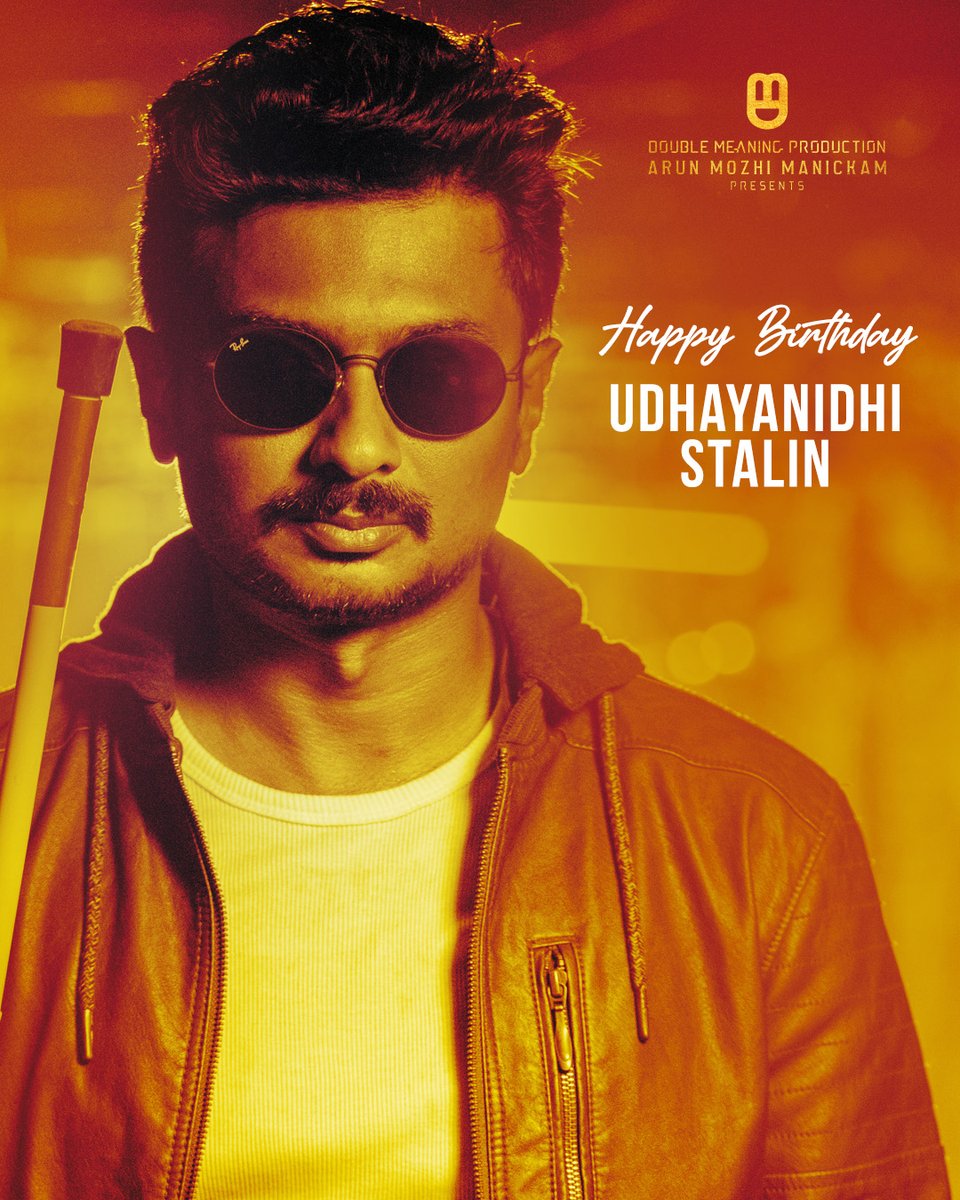 Happy Birthday to @Udhaystalin🎉 In #Psycho you portrayed a vision of courage without sight. As a #minister you bring that same vision to #TamilNadu's #sports. May your special day be filled with the love and joy!🍰 #VisionaryLeader @ManickamMozhi @SonyMusicSouth @DoneChannel1