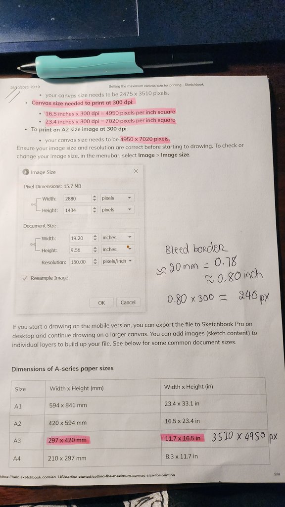 My actual artist bible....why was I never taught this in school....