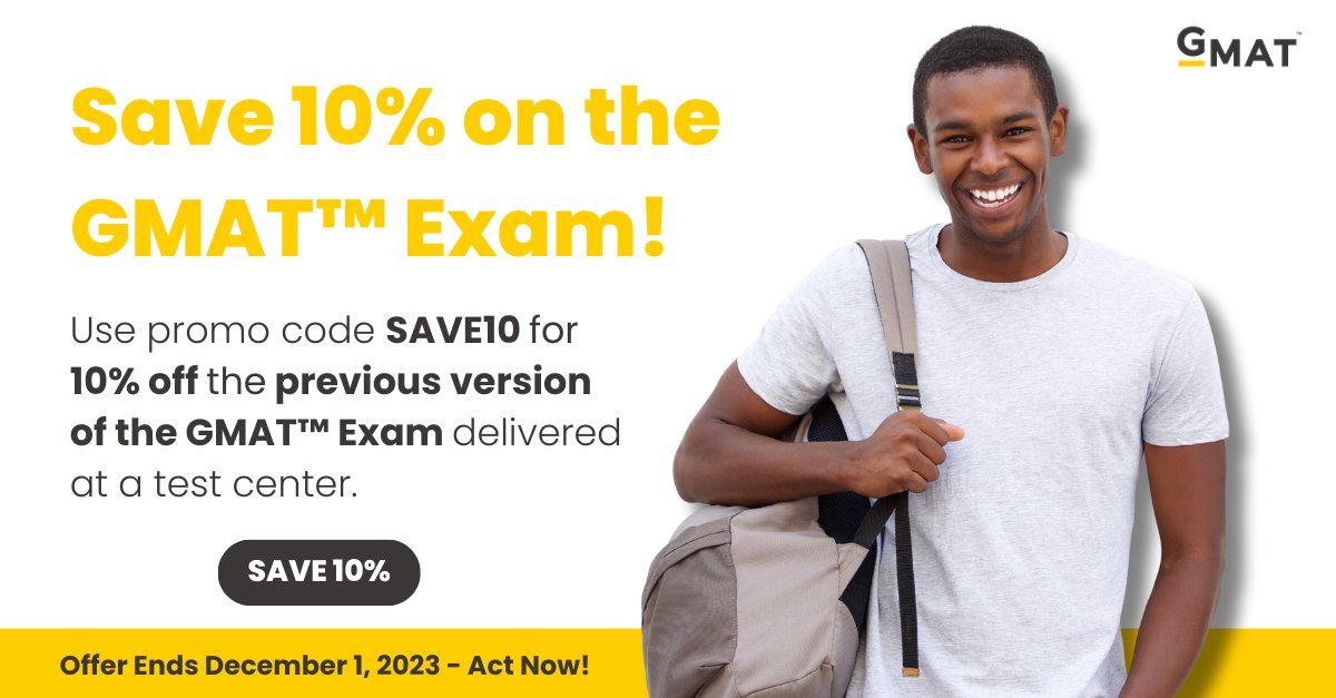 OfficialGMAT on X: Our last deal of the year! Save 10% on the