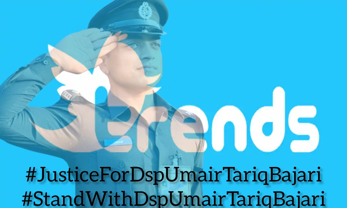 تُو شاہین ہے، پرواز ہے کام تیرا
تیرے سامنے آسمان، اور بھی ہیں.
#JusticeForDspUmairTariqBajari
#StandWithDspUmairTariqBajari