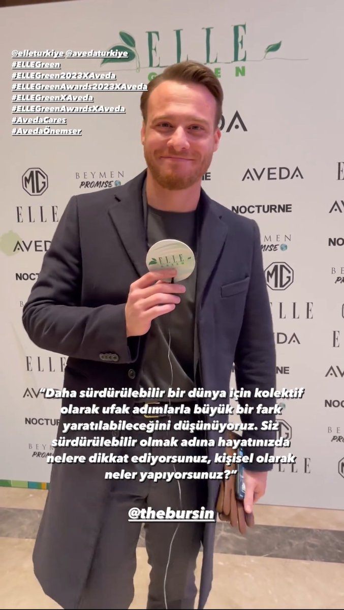 TheBursinSpain's tweet photo. Kerem Bürsin has arrived to the ELLE Green Awards 

Kerem Bürsin ha llegado a los ELLE Green Awards

https://t.co/sZquYyVP8I

#TheBürsinElleGreenAwards https://t.co/dsUpkTo9lJ