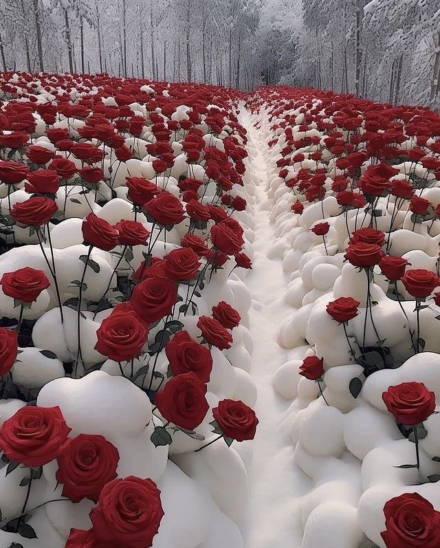 300moods's tweet photo. red roses in the snow 🌹 ❄️ https://t.co/tROoLmc6LG