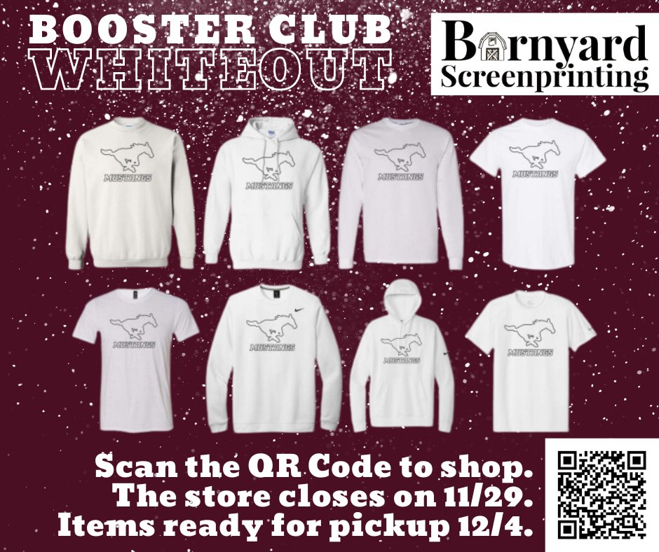 MVActivities's tweet image. Don&apos;t forget to pick up your whiteout gear!!  Store closes on Wednesday!  

barnyardscreenprinting.com/product-catego…
