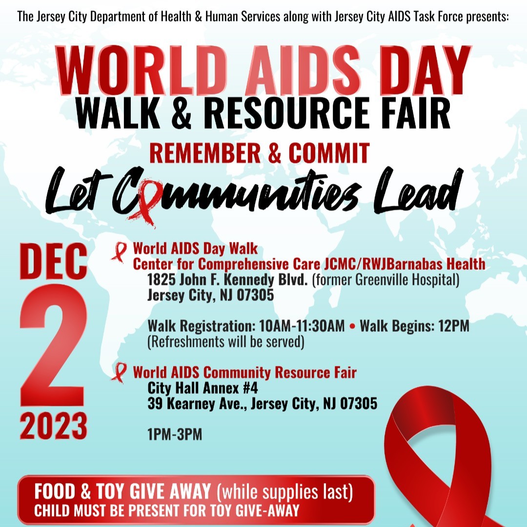 On Dec 2nd from 1PM-3PM the HHS Division of Community Health &amp; Wellness will be hosting a health &amp; resource fair at the City Hall Annex 4 (39 Kearny Ave, Jersey City NJ 07305). There will be free food, giveaways &amp; more @jerseycity @servejerseycity