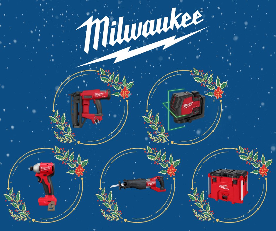 ybconlinedotcom's tweet photo. Christmas is right around the corner, so it's time to start shopping! @MilwaukeeTool can make great gifts for DIY'ers, contractors, or anyone who likes efficient and reliable equipment.

 #MilwaukeeTools #ChristmasGifts #ToolLovers #HolidayShopping #GiftIdeas #GiftsForHim https://t.co/uIgB6ZqTfj