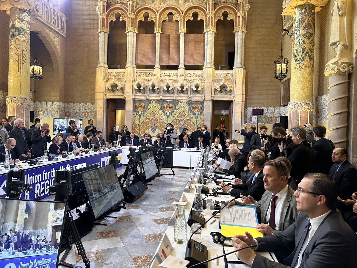 Today’s #UfMRegForum showed the importance of <a href="/UfMSecretariat/">Union for the Mediterranean</a> as a regional platform for exchange &amp; cooperation: more than just neighbours, the 🇪🇺 &amp;Mediterranean countries share the same challenges. We therefore discussed how together we can work towards #peace in the Middle East