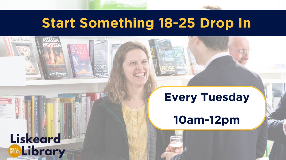 Are you looking for work or a new challenge? Do you have a business idea you would like to explore? Are you looking to start learning new skills or going back into education?

Come along to 18-25 Start Something!

Find out more: hubs.la/Q025qZDk0