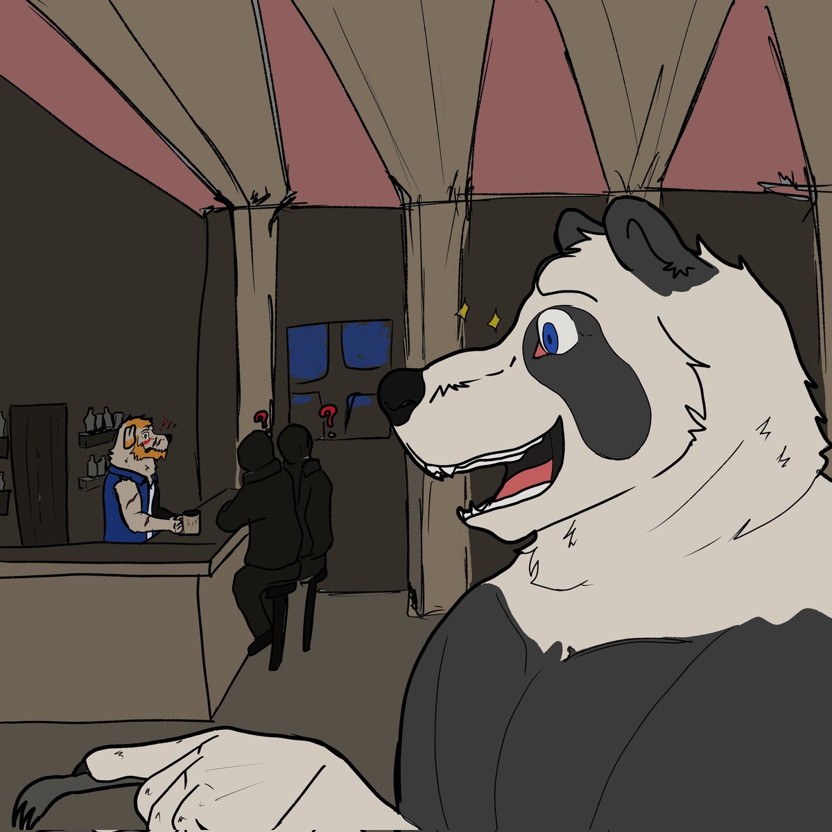 SomeTanukiDude's tweet photo. The love is in the air
.
.
. 
.
#furry #furryart #furrycomic https://t.co/nDswfLtTH7
