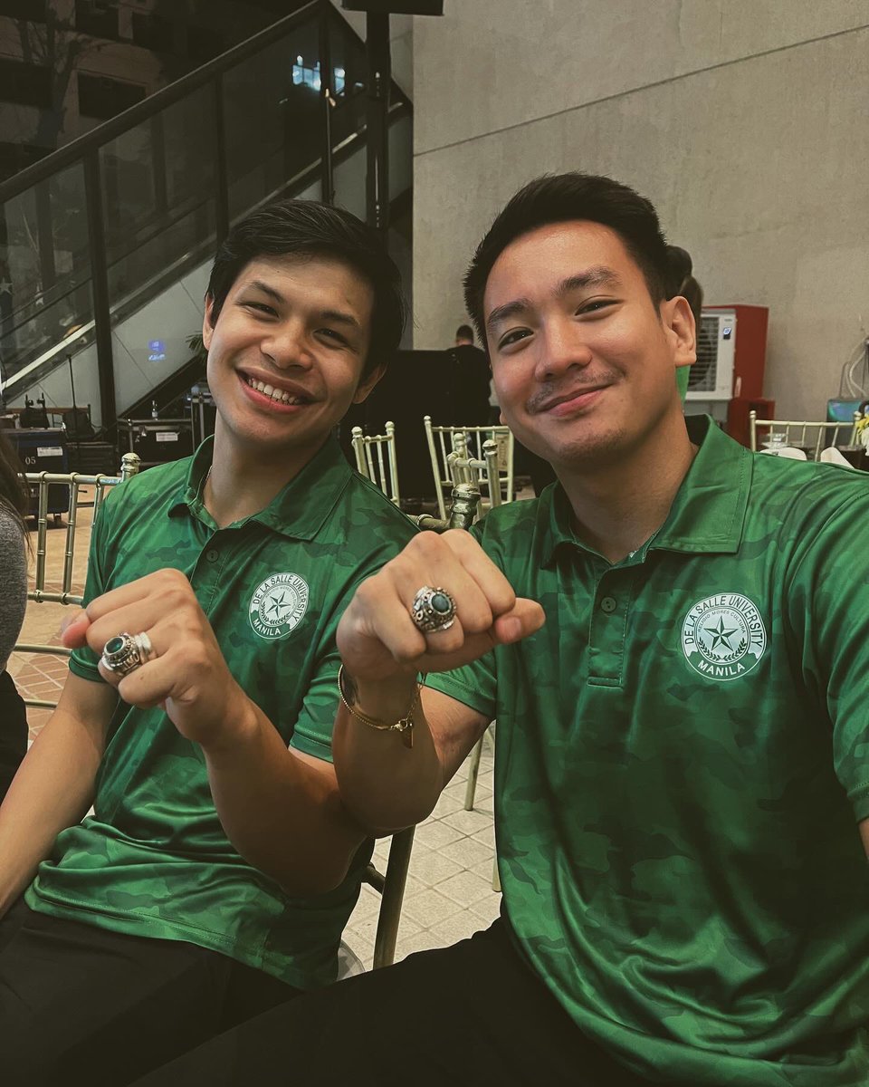 iamthomastorres's tweet photo. Animo Champions Ring Ceremony— feels great to be back home with my fellow champs! 🏹💚 #AN1MO https://t.co/PMjdfwDHHv