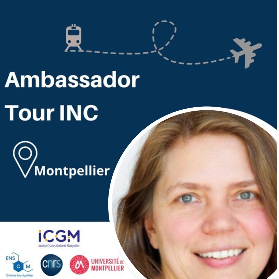 December 1st - 9h30 Mousseron Amphi Ambassador Tour @INC_CNRS Don't miss Martina Stenzel's lecture Entitled 'Sugar coated nanoparticles big and small – how polymer science can enhance nanomedicine' from @CAMD_Stenzel @UNSW @CNRSchimie #ICGM @enscmchimiemtp @umontpellier