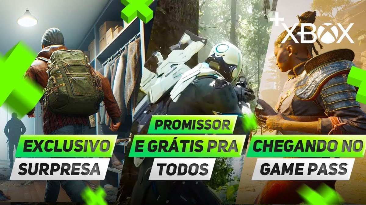 Dinho  Mais XBOX #xbox #gamepass on X: SABADOUUU :) BOMBA! REVELADO  EXCLUSIVOS para 2024 e JOGOS CHEGANDO no XBOX na PRÓXIMA SEMANA no + XBOX  NEWS! LINK:   / X