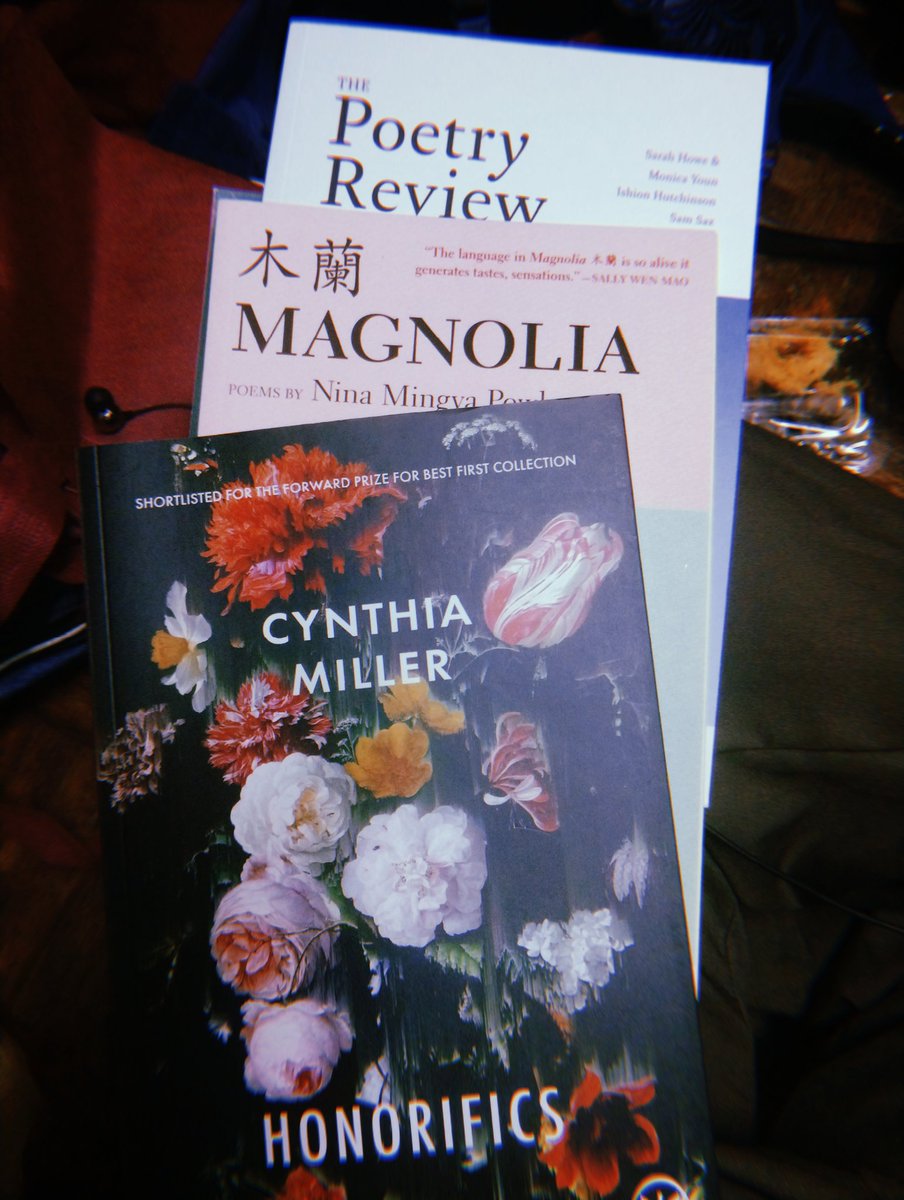 Had a wonderful time collaborating with the amazing UK poet <a href="/cynthiawmiller/">Cynthia Miller</a> for GTLF; sharing the love for poetry and languages. Thanks so much for these lovely gifts; must-read books. And of course other fellow poets @ninamingya, <a href="/kullehcruz/">kulleh Grasi</a> and <a href="/PoetrySociety/">The Poetry Society</a> Go get these! 🙌🏼