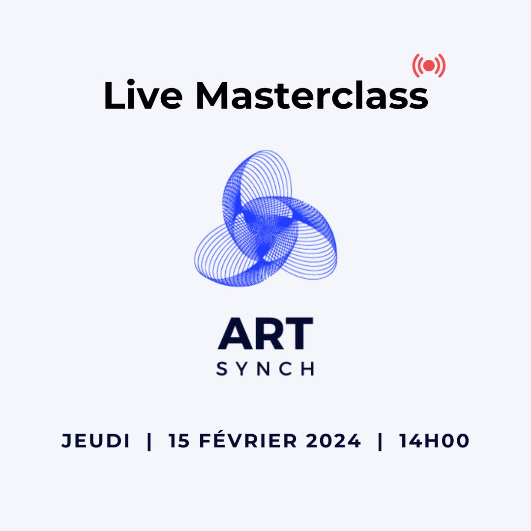 ArtSynch's tweet photo. Art synch c'est LA masterclass sur la #transformationdigitale au sein des musées 🏛️
D'ici le 15 février pour notre masterclass Live, on prépare pleins de contenus sympathiques 📷
@MBADMB @VincentMontet
#GoGoGo #transfodigital #museedigital #masterclass #masterclasse #musée https://t.co/T3V6d5lJ6J