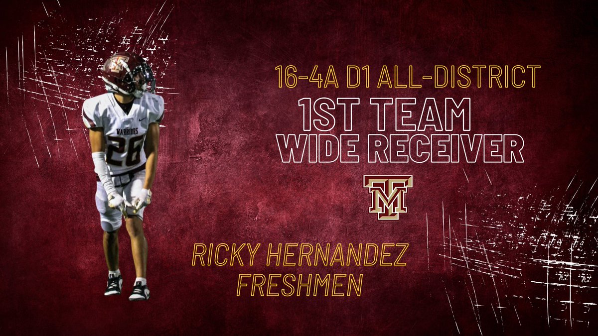 Congratulations to our Tuloso-Midway Warrior 16-4A D1 All-District selections!!   These guys were vital in one of the best seasons since the 70’s!! The standard is set and will continue to rise! #ItsOurTime™️