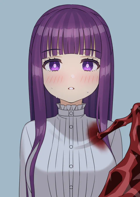 フリーレン見て初めて描く絵がこんなフェルンなんて