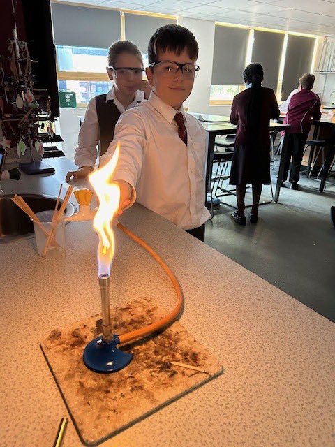 BromsPrep's tweet photo. Delighted to see more Year 6 pupils gain their Bunsen Burner Licenses in Science. #BromsYr6 #BromsScience #ScienceExperiment #ScienceLesson https://t.co/iqscFJBRGo