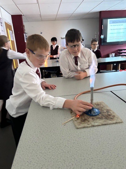 BromsPrep's tweet photo. Delighted to see more Year 6 pupils gain their Bunsen Burner Licenses in Science. #BromsYr6 #BromsScience #ScienceExperiment #ScienceLesson https://t.co/iqscFJBRGo