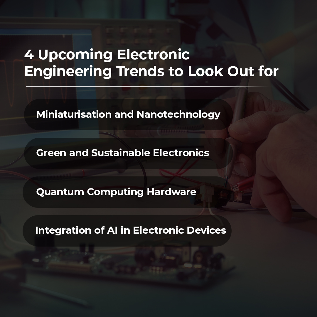naveendanta's tweet photo. Embark on the future of #ElectronicEngineering guided by these transformative trends. Witness the power of Miniaturization and Nanotechnology as they redefine possibilities, ushering in a new era of compact yet powerful solutions. https://t.co/p2aP91J02h

#AIinElectronics https://t.co/CH7HBXmsC7