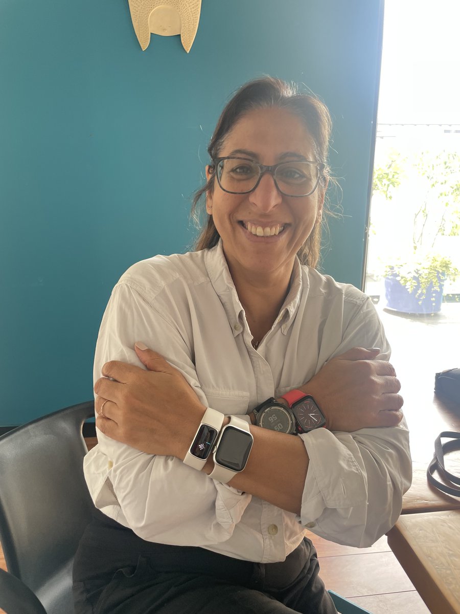 Climb mountains, but make it science! 🏔️🔬 #TestYourLimits team members are all wearing multiple watches throughout their expedition to compare health info in support of a @UHN study. Here's Dr. Suneet Singh modeling her watches! ⌚️⌚️⌚️ Read more: testyourlimits.ca/category/blog-…