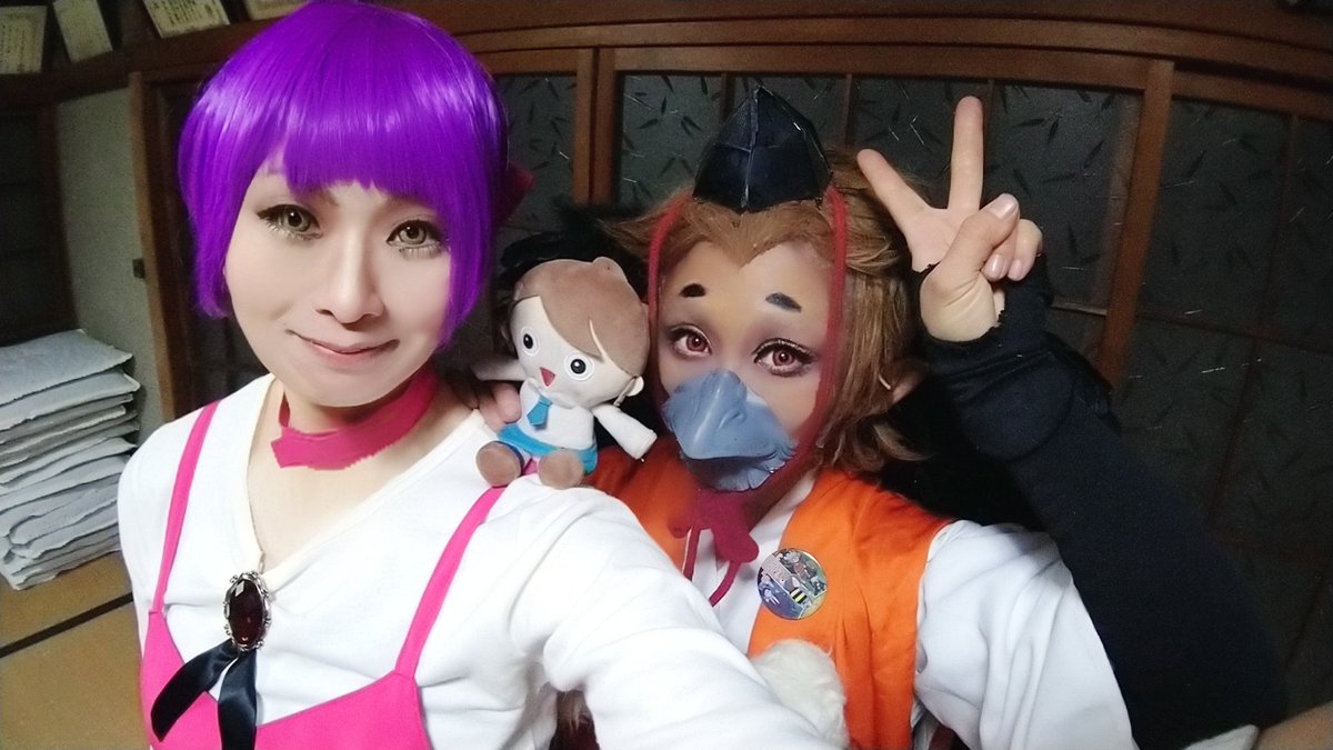 改めて11/26、 #ゲゲゲ忌 ブリガドーン計画の二日目ではアニメ鬼太郎6期コス併せの続きでした✨
自分はねこ娘にチェンジ。
スタンプラリー制覇のために歩きまくり、時間はタイトだったけどゲゲゲの世界をコスで堪能できました！
劇場版のヒットも嬉しいし、まだまだ盛り上がれ～！
#コスプレ