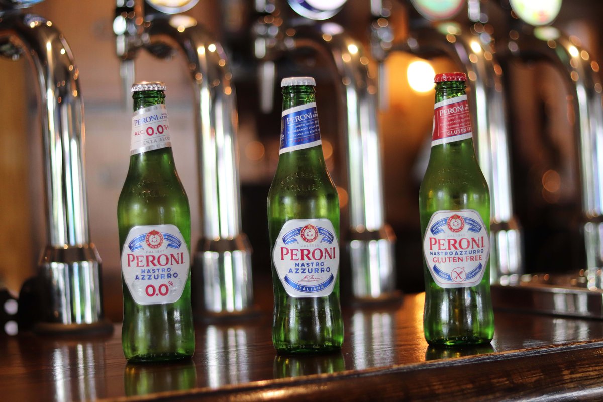 We are selling Peroni in gluten free and 0% bottles too - see our drinks menu or ask the team for more choices