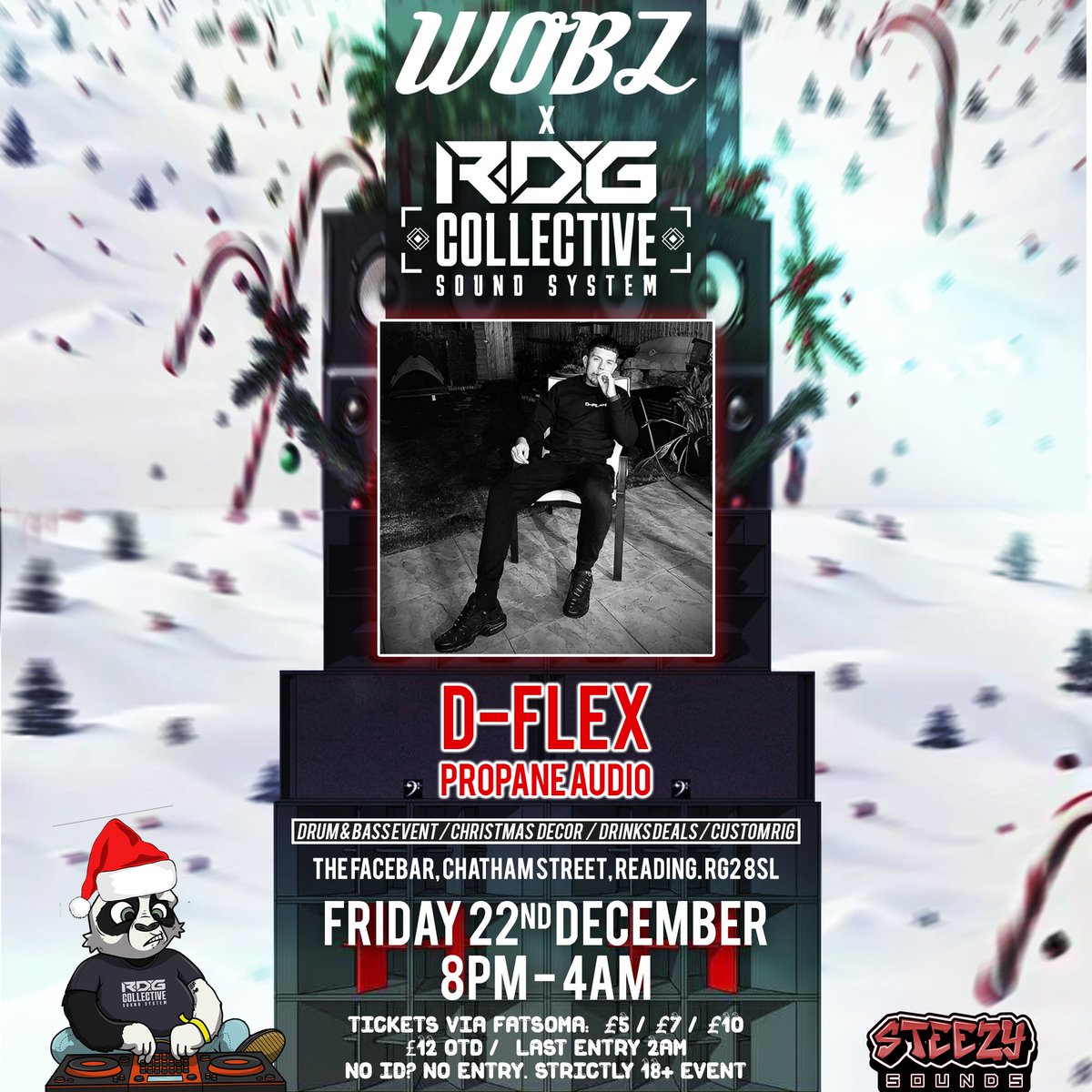 WOBZevents's tweet photo. 👀 Missed our headliner announcement? Here it is in it's full glory! D-Flex &amp; Medicine will be joining us for WOBZ x RDG Collective @ The Facebar

🎫 1st release tickets (£5): https://t.co/Cn11IUS8Bo https://t.co/veXj5T3Pp7