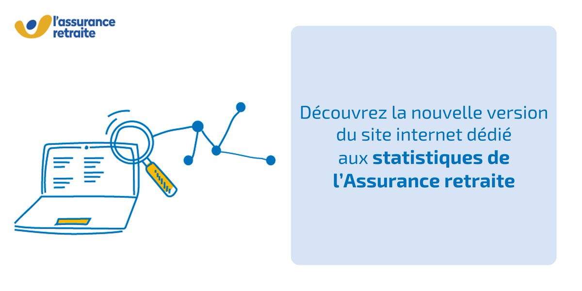 📊 Statistiques de l'Assurance retraite : nouveau site
Afin de simplifier l’accès aux informations, une nouvelle version du site internet dédié aux statistiques et aux recherches de l’Assurance retraite est disponible 👉 bit.ly/3N13cK8

#Statistiques #LAssuranceRetraite