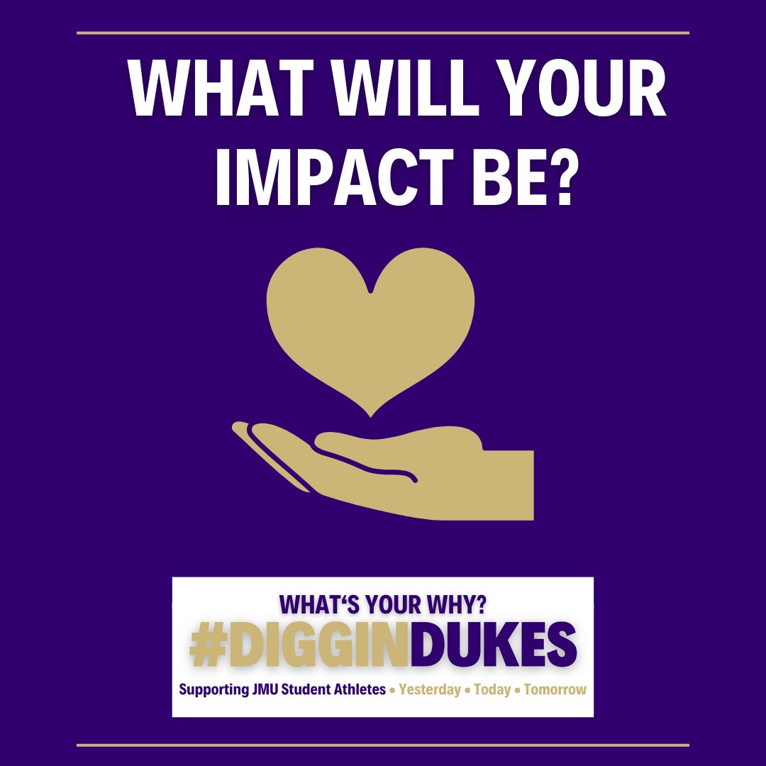 Tomorrow is Diggin'Dukes - the first-ever JMU Athletics giving campaign! 

Show your love for JMU's 18 sport programs, cheerleading and the <a href="/JMUDukeClub/">JMU Duke Club</a> - check out all the action and make your impact at DigginDukes.com. 

#GoDukes | #DigginDukes