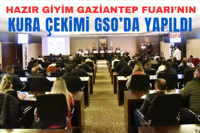 gunebakishaber's tweet photo. Hazır Giyim Gaziantep Fuarı’nın kura çekimi GSO’da yapıldı https://t.co/COY451HcDo
@gso_kurumsal #Gaziantep #hazırgiyim #tekstil #kumaş #penye #imalat https://t.co/KEVJkOzYyw