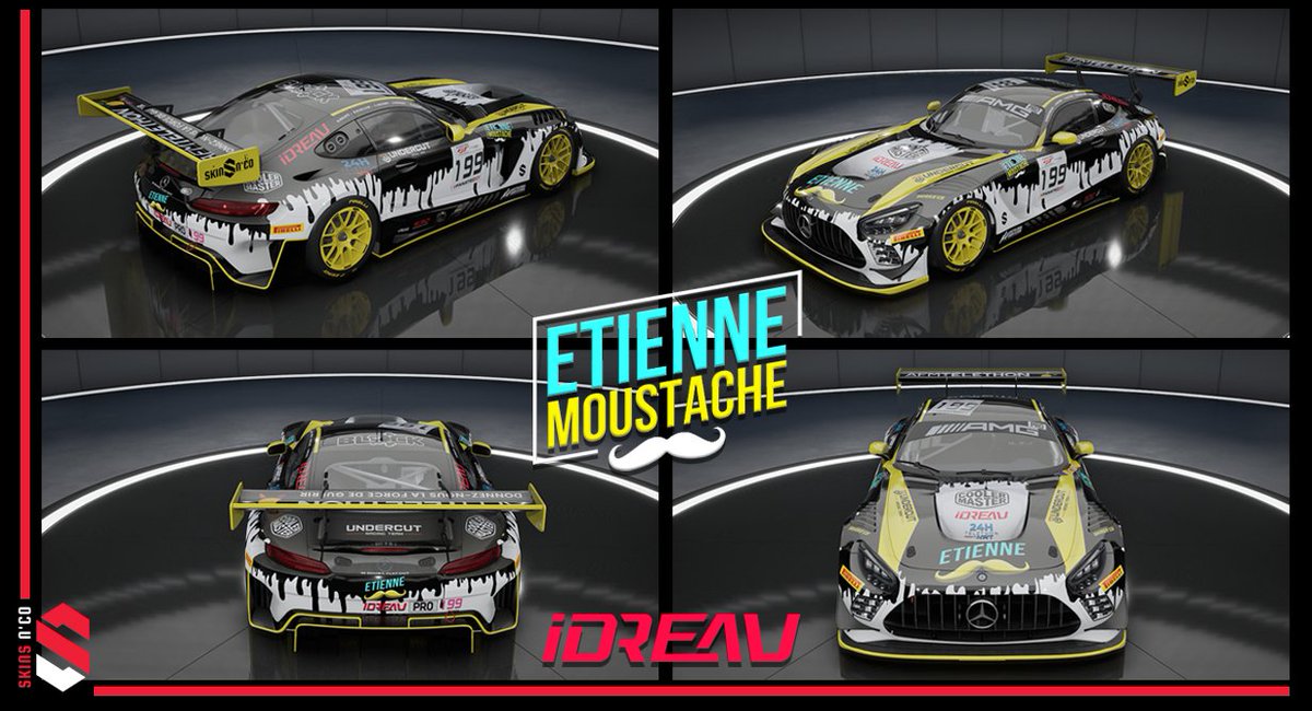 Skinsnco's tweet photo. ACC - Voici une livrée pour de jolie noms 📷 L'AMG de Etienne Moustache & Idreau pour les 24H NRT TELETHON 📷 un régal de rajouter leurs noms chez Skins N'co 📷 Merci @Geo_F1 pour la confiance
#EtienneMoustache #Idreau https://t.co/OeCRFIsx8A
