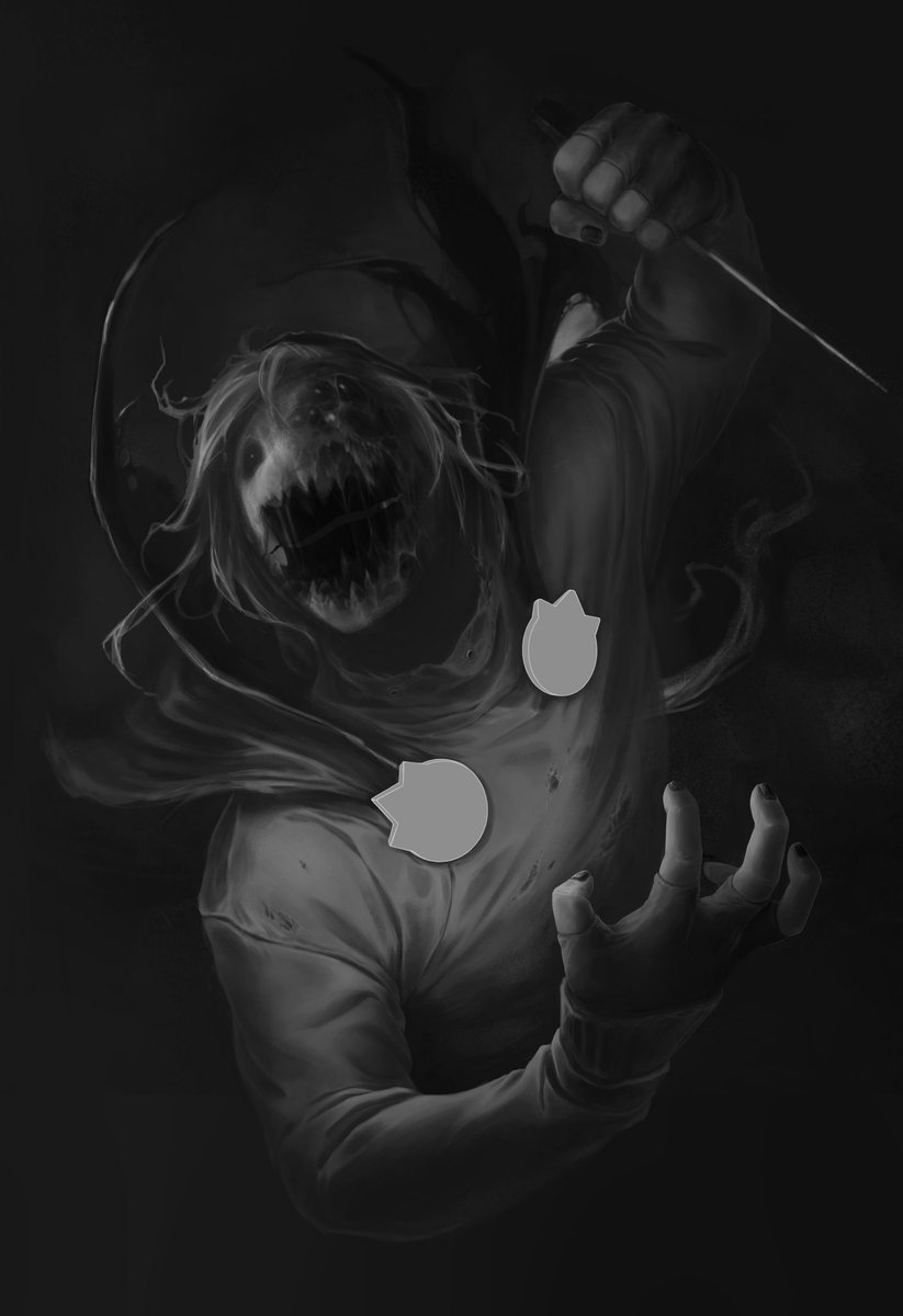 🍅Today 8 pm CET Art Stream🍅
Hope you all enjoyed a nice Weekend!
We continue with our raging artwork. It takes some time because I want it to be very good.
Join us for Art &amp; Talk! 🍅🔪
#digitalart #artstream