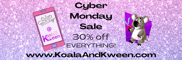 Yep, 30% off sitewide today! If you didn't buy from us small folks over the weekend, now's your chance!
#shopsmall #cybermonday #onlineboutique
koalaandkween.com