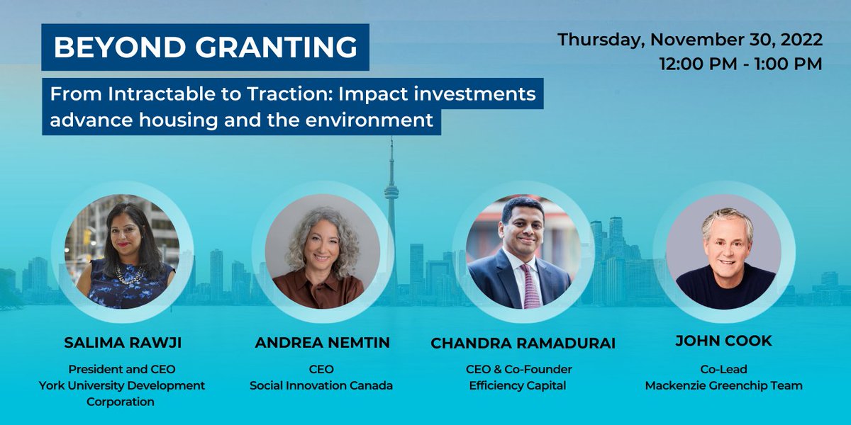 Thinking about the lack of affordable housing and the climate crisis can be overwhelming. While impact investing can't solve these issues, they are gaining some traction. Join us November 30 to learn more: bit.ly/3ZSgCxl