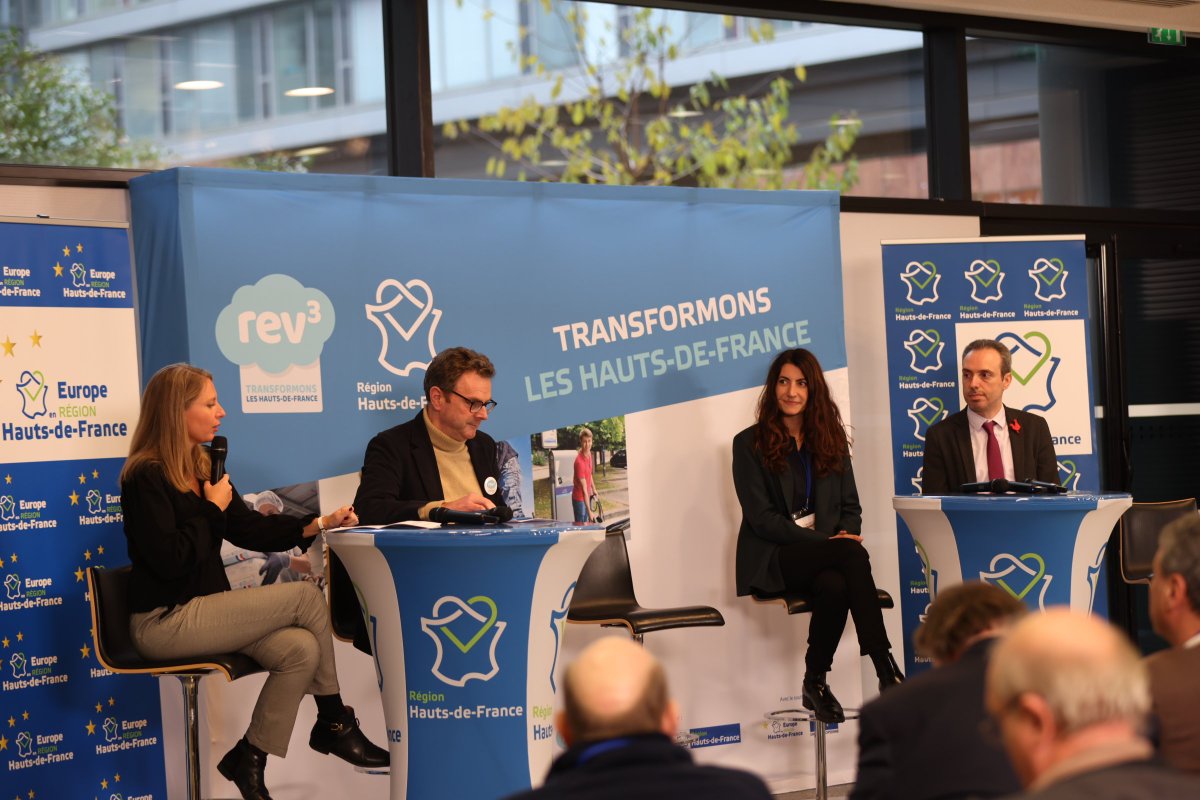 <a href="/LaTribune/">La Tribune</a> <a href="/jc_tortora/">Jean-Christophe TORTORA</a> <a href="/phmabille/">Philippe Mabille</a> <a href="/Regionsdefrance/">Régions de France</a> <a href="/hautsdefrance/">Région Hauts-de-France</a> <a href="/rev3/">rev3</a> <a href="/businessfrance/">Business France</a> <a href="/ademe/">ADEME</a> <a href="/Bpifrance/">Bpifrance</a> <a href="/EDFofficiel/">EDF</a> <a href="/TotalEnergies/">TotalEnergies</a> <a href="/xavierbertrand/">Xavier Bertrand</a> <a href="/PhHourdain/">Philippe Hourdain</a> <a href="/CCI_hdf/">CCI Hauts-de-France</a> <a href="/lecadaniel/">Daniel Leca 🇪🇺🇫🇷</a> <a href="/GrDF_RioPlus20/">Didier Cousin</a> <a href="/GRDF/">GRDF</a> #TLFrégions #HautsDeFrance - L'#innovation, une démarche au cœur du renouveau économique ?
Avec :
🔹<a href="/FredericMotte/">Frédéric Motte 🇫🇷 🇨🇦🇪🇺🇺🇦👨‍🏭🌳🍺</a>, Président de <a href="/rev3/">rev3</a>, Conseiller régional <a href="/hautsdefrance/">Région Hauts-de-France</a> 
🔹<a href="/CST_CosimoPrete/">Cosimo Prete</a>, Président de crime science technology
🔹<a href="/MargotCorreard/">Margot Correard</a>, Co-fondatrice de <a href="/DiagRAMS_Tech/">DiagRAMS Technologies</a>
