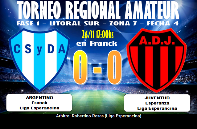 REGIONAL AMATEUR - LITORAL SUR - ZONA 7 - FECHA 4