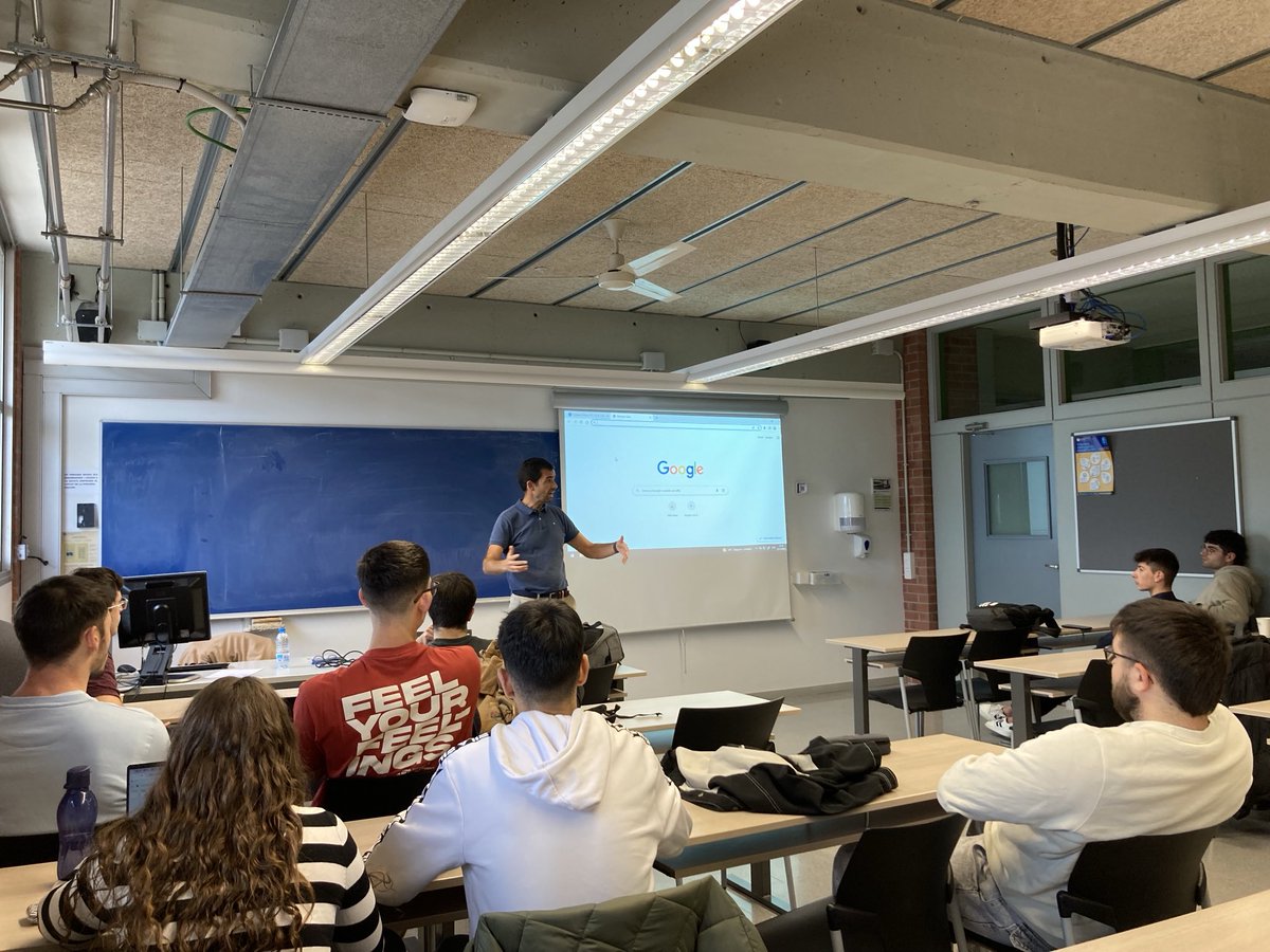 Creación de #startup experiencia de ⁦<a href="/SolerGomis/">Lluís Soler Gomis</a>⁩ CEO en la asignatura Valoración de Proyectos Empresariales en la ⁦<a href="/fib_upc/">FIB - UPC</a>⁩ Un placer compartir conocimientos y experiencias.