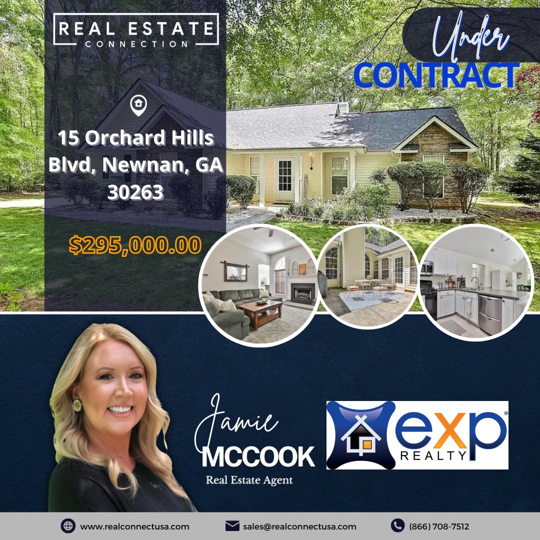 🔑 SOLD:
15 Orchard Hills Blvd, Newnan, GA 30263

🔹 Huge congrats to an amazing and hardworking REC Star agent <a href="/Real/">Real</a> Estate with Jamie McCook for helping our mutual client find this beautiful property. 🤩

#RealEstateConnectionUSA ✨ #eXpRealty 🏡 #SOLD 🔑 #GAproperties 🤩