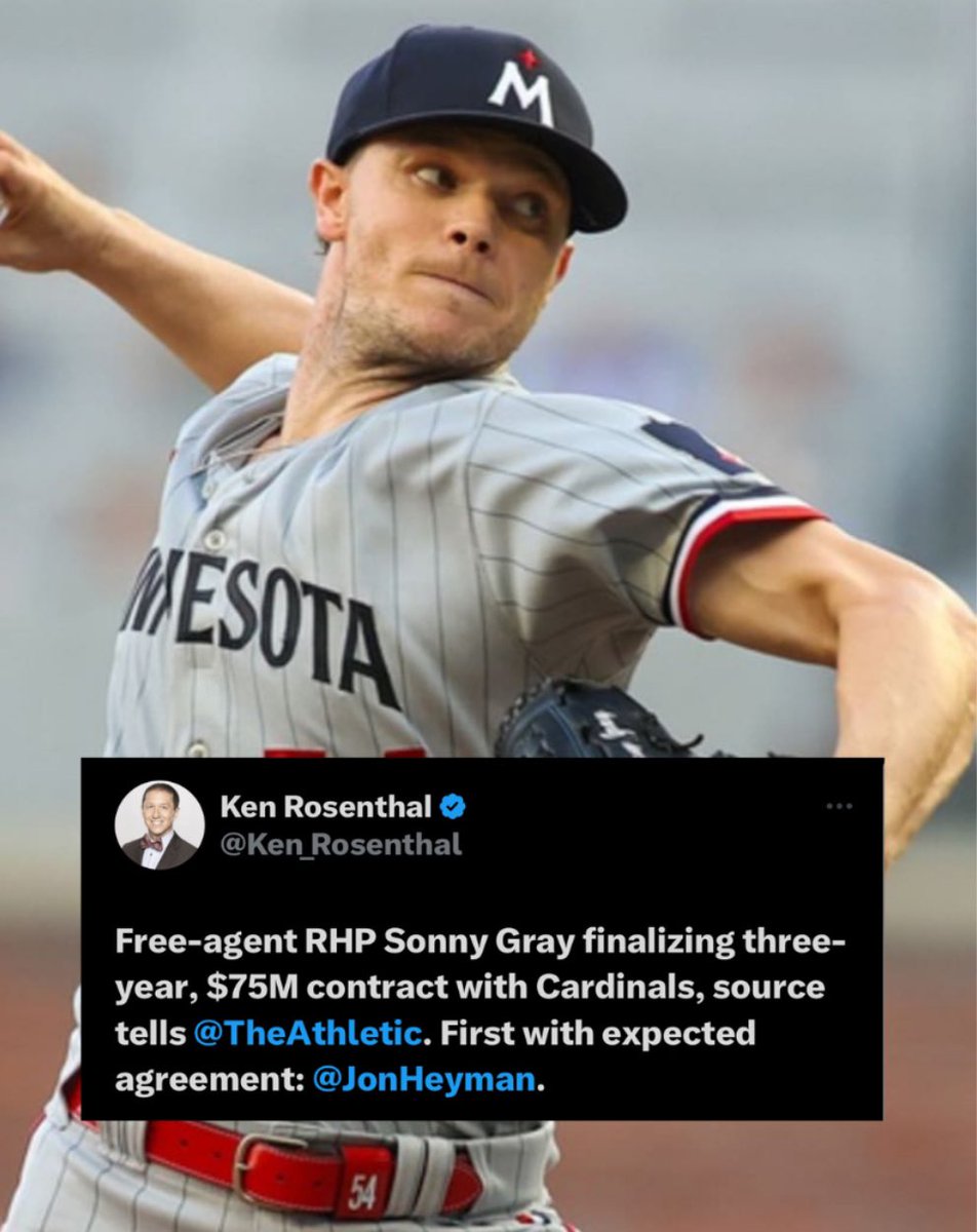 Sonny Gray agrees to deal with Cardinals (source)