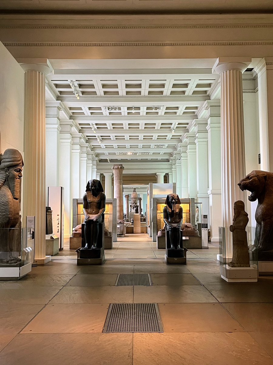 Room 4 for #Egyptian Sculpture is one of the most evocative galleries at the #Museum.

Epic sculpture representing 3000 years of history. Colossal Egyptian busts and pharaonic sarcophagi. The key to ancient hieroglyphics, the Rosetta Stone, encased at its centre.

#MuseumMonday