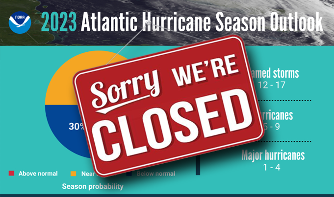 Today marks the official end of the 2023 hurricane season! 🙌 Despite @cityofppines ending another year unscathed, Hurricane Idalia impacted many throughout Northern Florida. Thank you to everyone who donated their time, money & resources to help them recover from the storm.