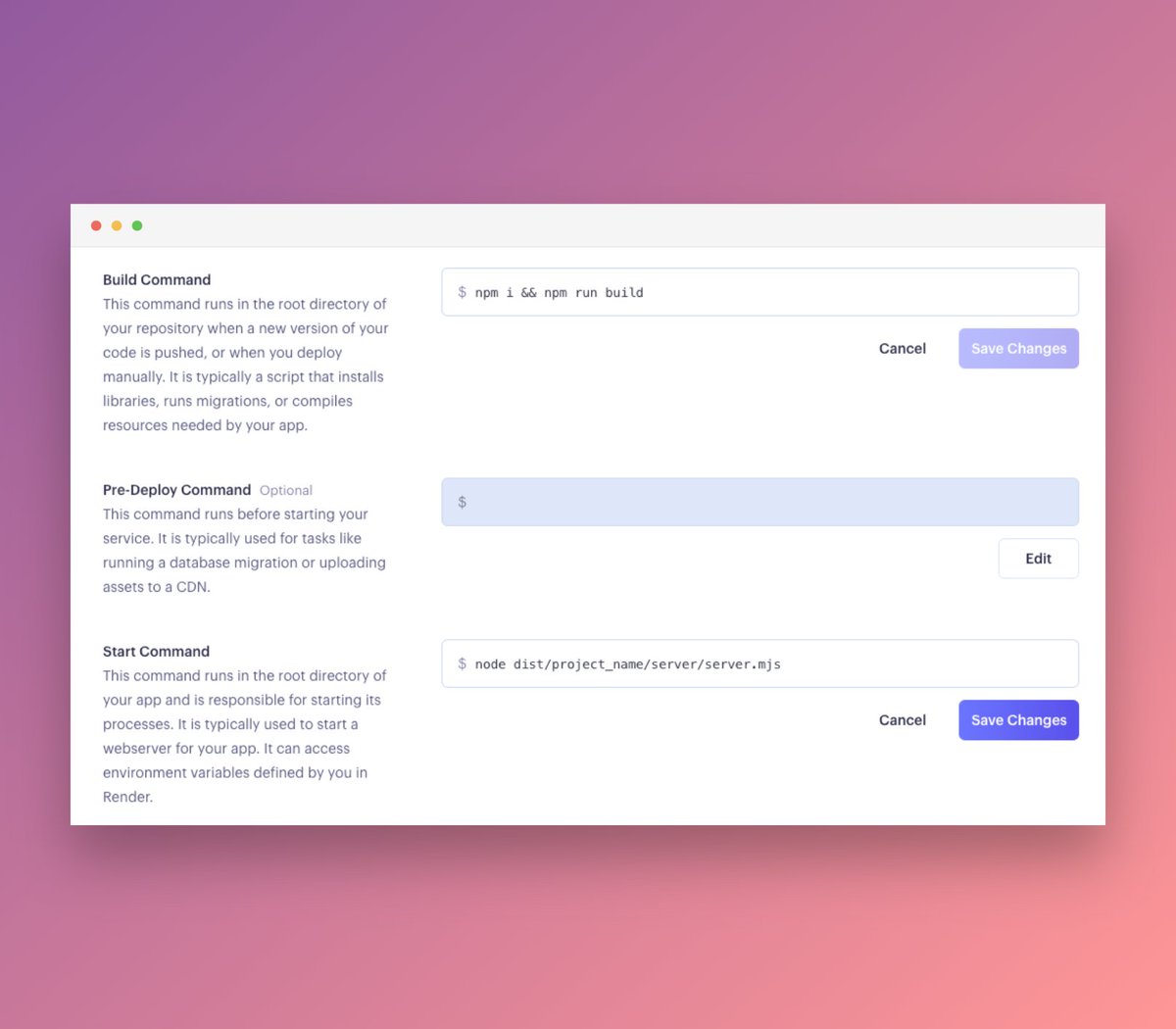 It looks like <a href="/vercel/">Vercel</a> doesn't support Angular 17 server-side rendering yet...

So, I was looking for something else. Found a great solution for serving my Angular 17 app. Only two commands needed using <a href="/render/">Render</a> #Angular