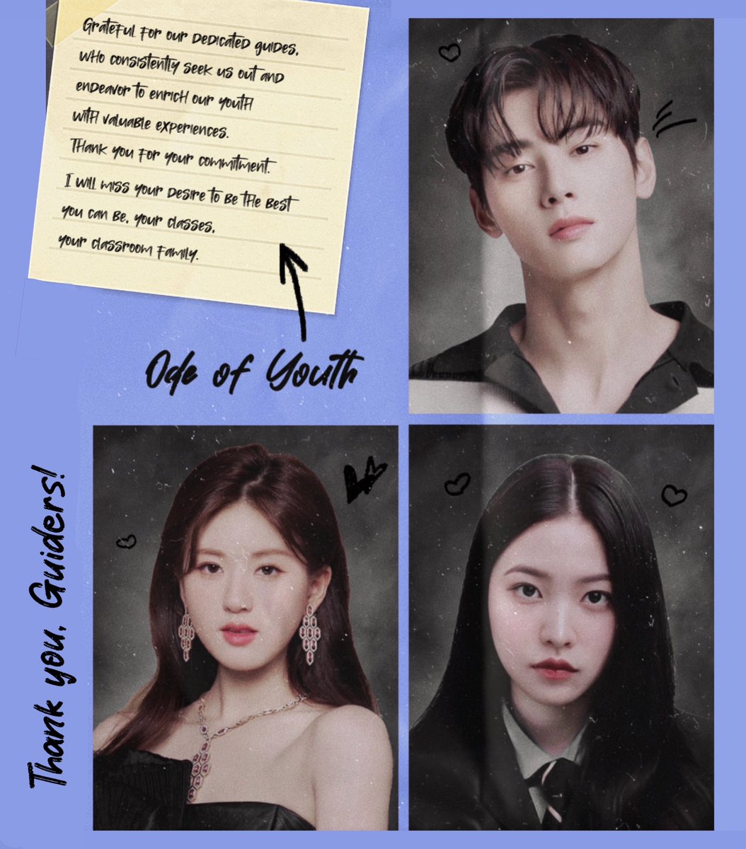 mjuoimina's tweet photo. #CHAPTER_3: Thank you, @odeofyouth! Words canβt express how I really feel towards each of you for these past two weeks, grateful beyond measure, I might say. I wish each of you always be happy on your upcoming road. Thea from class 2 is signing out, see you when I see you! π©΅ https://t.co/RChpXe4ftM